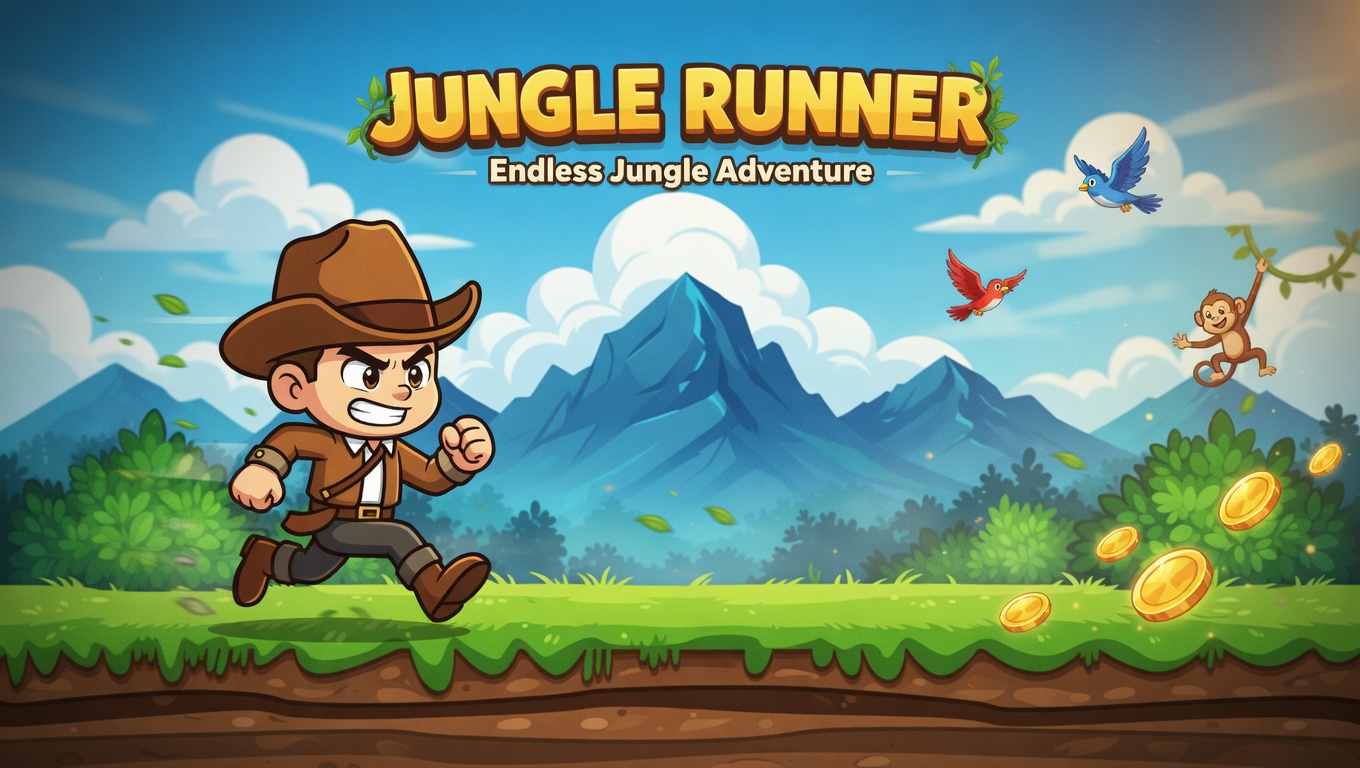 2D Jungle Runner Game